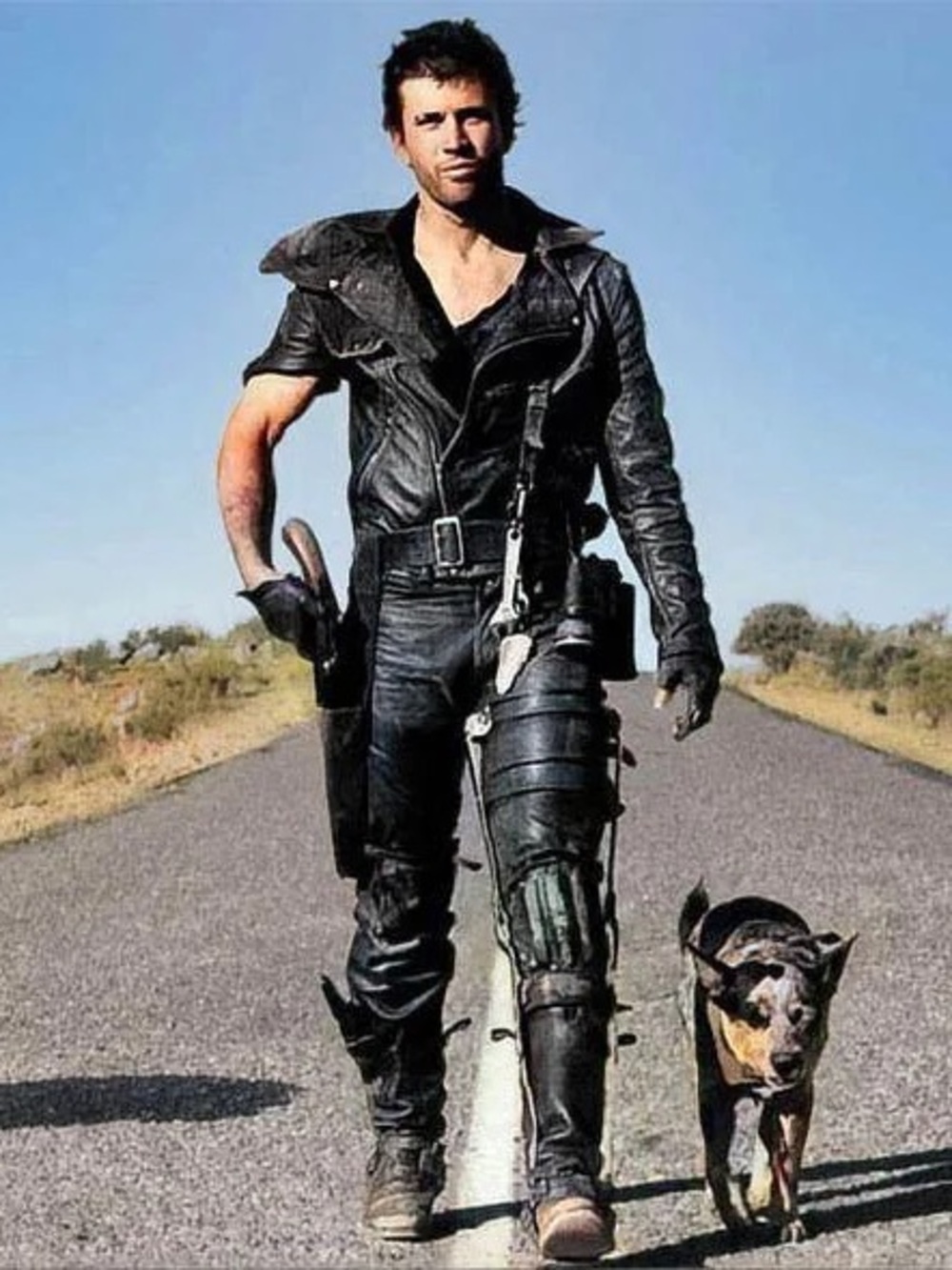 Max Rockatansky and Dog Life-Size Cardboard Cutout